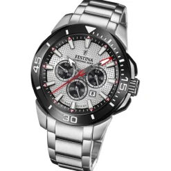 Festina Herrenuhr Edelstahl silber Festina Chrono Bike Armbanduhr UF20641/1