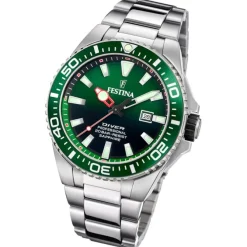 Festina Herrenuhr Edelstahl silber Festina The Originals Armbanduhr UF20663/2