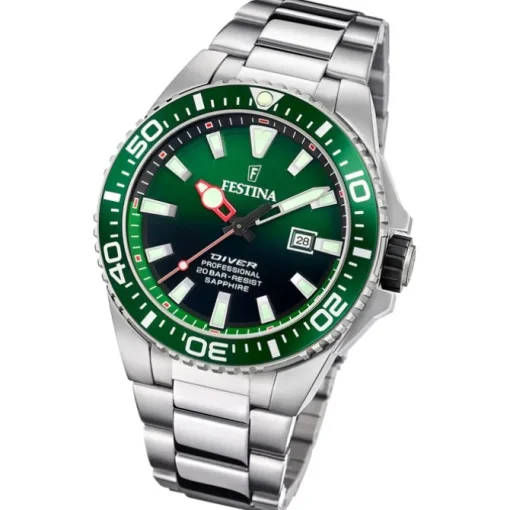 Festina Herrenuhr Edelstahl silber Festina The Originals Armbanduhr UF20663/2