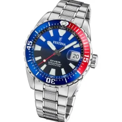 Festina Herrenuhr Edelstahl silber Festina The Originals Armbanduhr UF20669/4