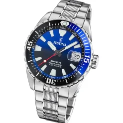 Festina Herrenuhr Edelstahl silber Festina The Originals Armbanduhr UF20669/5