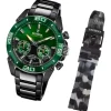 Festina Herrenuhr Edelstahl schwarz Festina Chrono Bike Smartwatch UF20548/2