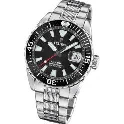 Festina Herrenuhr Edelstahl silber Festina The Originals Armbanduhr UF20669/3