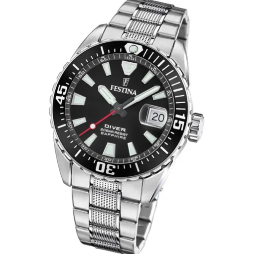Festina Herrenuhr Edelstahl silber Festina The Originals Armbanduhr UF20669/3