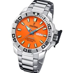 Festina Herrenuhr Edelstahl silber Festina The Originals Armbanduhr UF20665/5