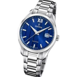 Festina Herrenuhr Edelstahl silber Festina Swiss made Armbanduhr UF20026/2