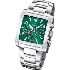 Festina Herrenuhr Edelstahl silber Timeless Chronograph Armbanduhr UF20652/2