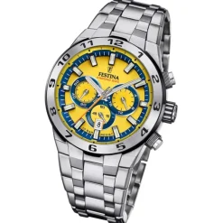 Festina Herrenuhr Edelstahl silber Festina Chrono Bike Armbanduhr UF20670/4