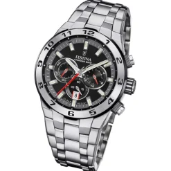 Festina Herrenuhr Edelstahl silber Festina Chrono Bike Armbanduhr UF20670/6