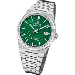 Festina Herrenuhr Edelstahl silber Festina Swiss made Armbanduhr UF20028/3