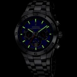 Festina Herrenuhr Edelstahl silber Festina Chrono Bike Armbanduhr UF20670/3