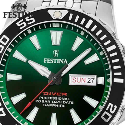 Festina Herrenuhr Edelstahl silber Festina The Originals Armbanduhr UF20661/2