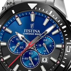 Festina Herrenuhr Edelstahl silber Festina Chrono bike Armbanduhr UF20641/C