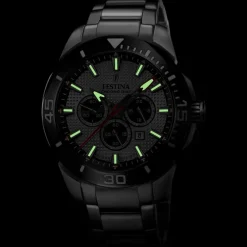 Festina Herrenuhr Edelstahl silber Festina Chrono Bike Armbanduhr UF20641/1