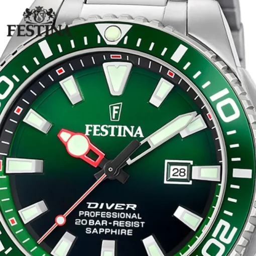 Festina Herrenuhr Edelstahl silber Festina The Originals Armbanduhr UF20663/2