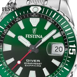 Festina Herrenuhr Edelstahl silber Festina The Originals Armbanduhr UF20669/2