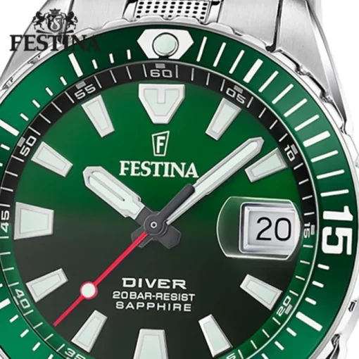 Festina Herrenuhr Edelstahl silber Festina The Originals Armbanduhr UF20669/2
