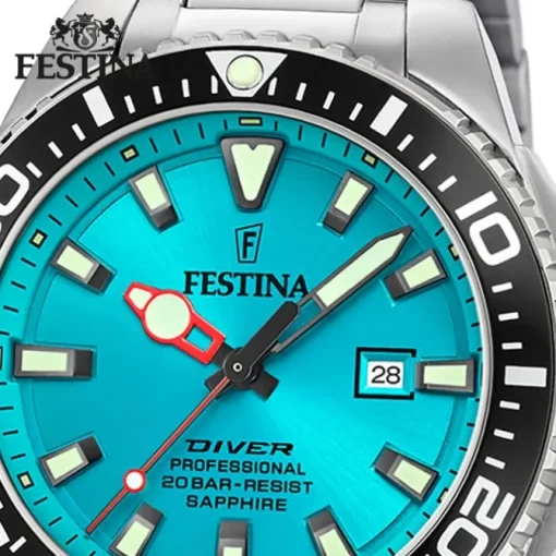 Festina Herrenuhr Edelstahl silber Festina The Originals Armbanduhr UF20663/5