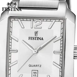 Festina Herrenuhr Edelstahl silber Festina Trend Armbanduhr UF20677/2