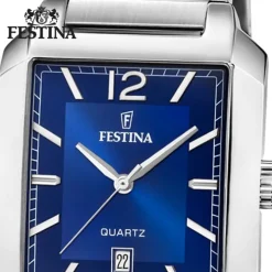 Festina Herrenuhr Edelstahl silber Festina Trend Armbanduhr UF20677/3