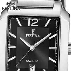 Festina Herrenuhr Edelstahl silber Festina Trend Armbanduhr UF20677/4