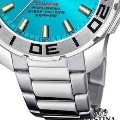 Festina Herrenuhr Edelstahl silber Festina The Originals Armbanduhr UF20665/6