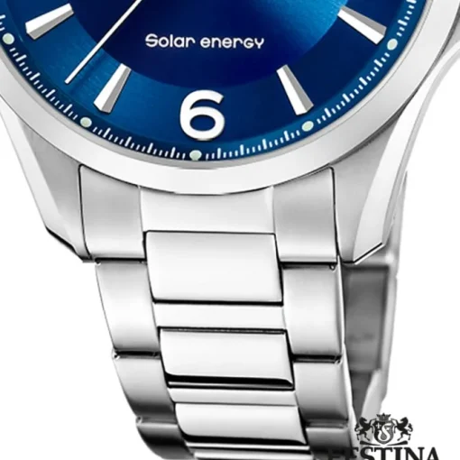 Festina Herrenuhr Edelstahl silber Festina Solar Energy Solaruhr UF20656/2