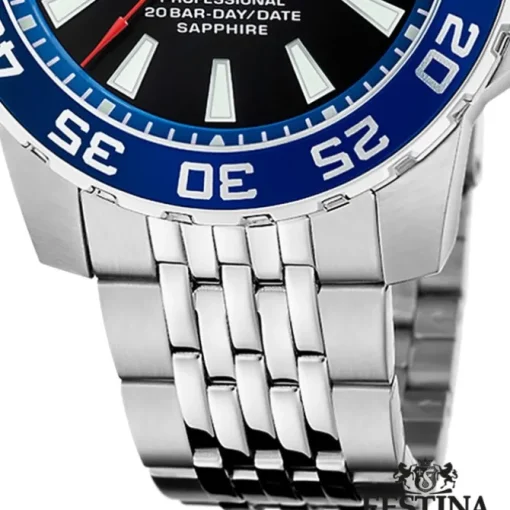 Festina Herrenuhr Edelstahl silber Festina The Originals Armbanduhr UF20661/1