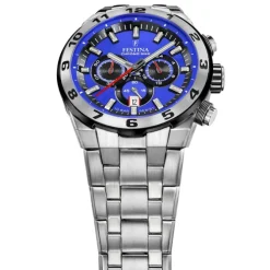 Festina Herrenuhr Edelstahl silber Festina Chrono Bike Armbanduhr UF20670/3