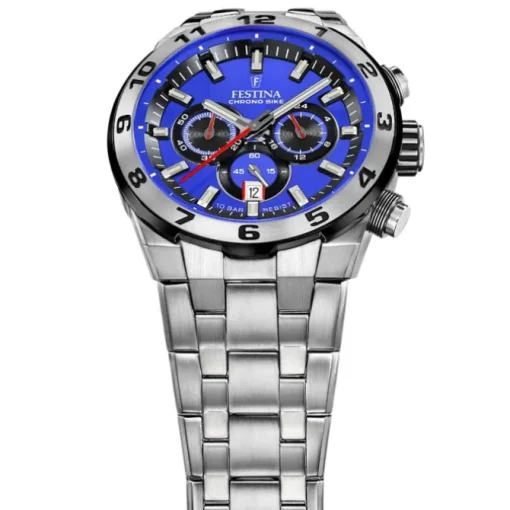 Festina Herrenuhr Edelstahl silber Festina Chrono Bike Armbanduhr UF20670/3