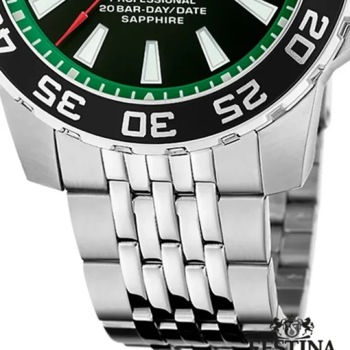 Festina Herrenuhr Edelstahl silber Festina The Originals Armbanduhr UF20661/2