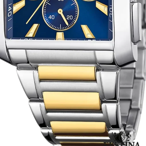 Festina Herrenuhr Edelstahl silber gold Chronograph Armbanduhr UF20637/1