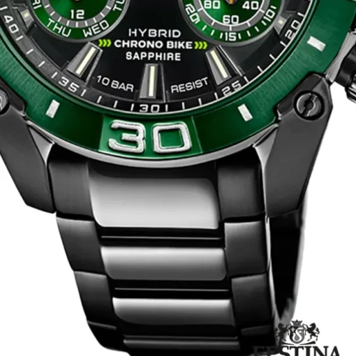 Festina Herrenuhr Edelstahl schwarz Festina Chrono Bike Smartwatch UF20548/2
