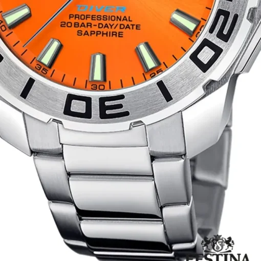 Festina Herrenuhr Edelstahl silber Festina The Originals Armbanduhr UF20665/5