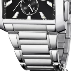 Festina Herrenuhr Edelstahl silber Timeless Chronograph Armbanduhr UF20635/4