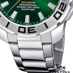 Festina Herrenuhr Edelstahl silber Festina The Originals Armbanduhr UF20665/2