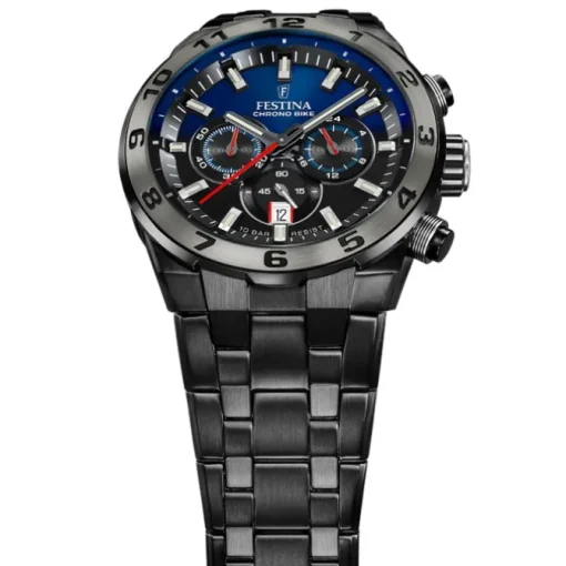Festina Herrenuhr Edelstahl schwarz Festina Chrono Bike Armbanduhr UF20673/1