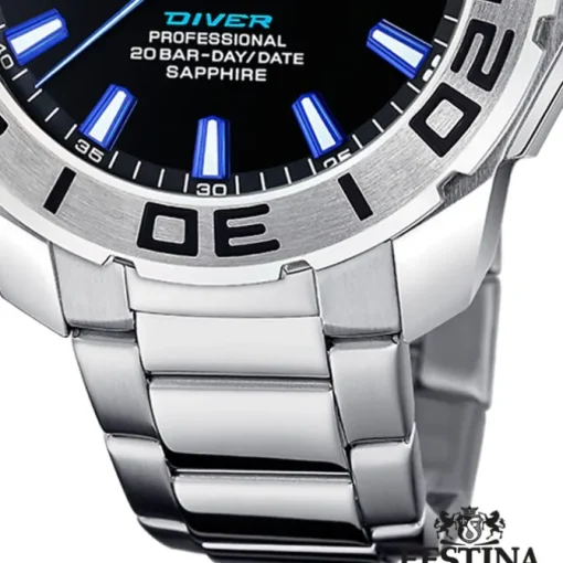 Festina Herrenuhr Edelstahl silber Festina The Originals Armbanduhr UF20665/3