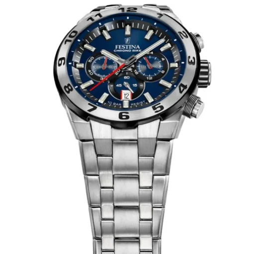 Festina Herrenuhr Edelstahl silber Festina Chrono Bike Armbanduhr UF20670/1