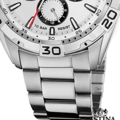 Festina Herrenuhr Edelstahl silber Festina Multifunktion Armbanduhr UF20623/1