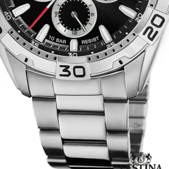 Festina Herrenuhr Edelstahl silber Festina Multifunktion Armbanduhr UF20623/4