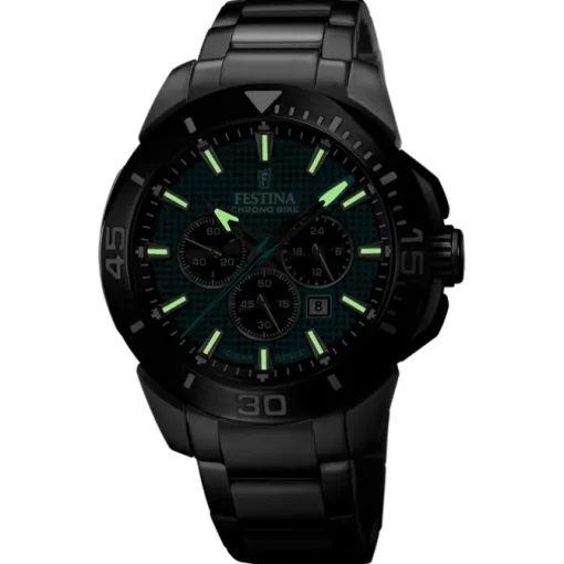 Festina Herrenuhr Edelstahl silber Festina Chrono Bike Armabnduhr UF20641/B