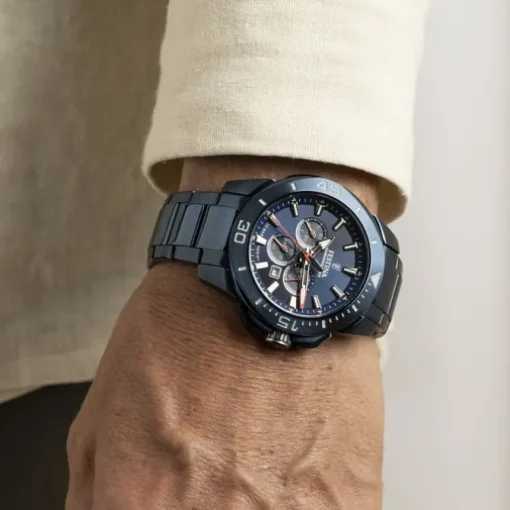 Festina Herrenuhr Edelstahl blau Festina Chrono Bike Armbanduhr UF20643/1