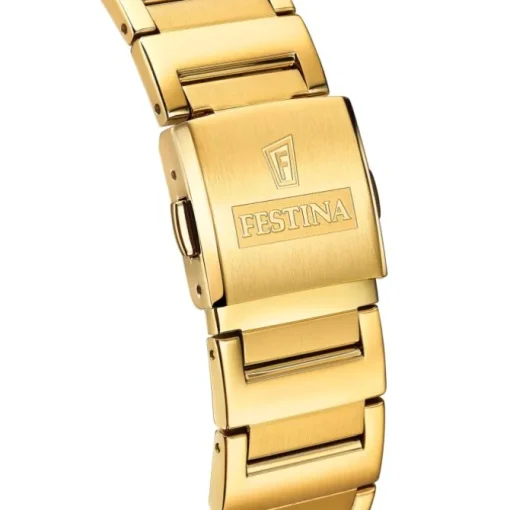 Festina Herrenuhr Edelstahl gold Festina Trend Armbanduhr UF20678/2