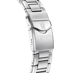 Festina Herrenuhr Edelstahl silber Festina Swiss made Armbanduhr UF20042/1