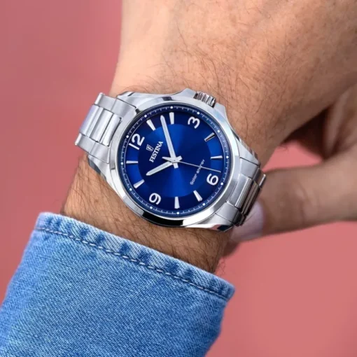 Festina Herrenuhr Edelstahl silber Festina Solar Energy Solaruhr UF20656/2