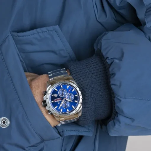Festina Herrenuhr Edelstahl silber Festina Chronograph Armbanduhr UF20463/2