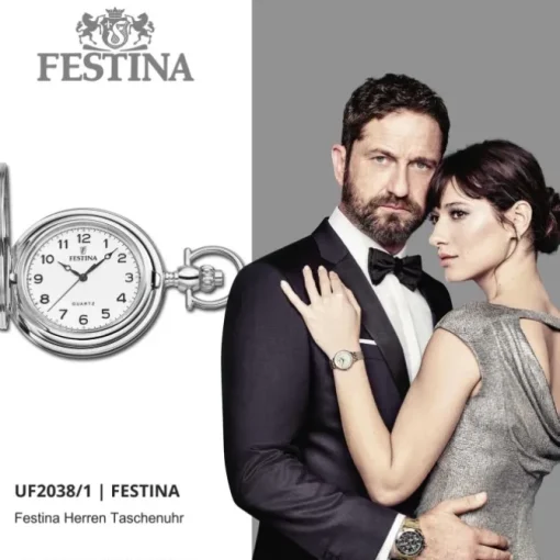 Festina Herrenuhr Edelstahl silber Festina Taschenuhr Taschenuhr UF2038/1
