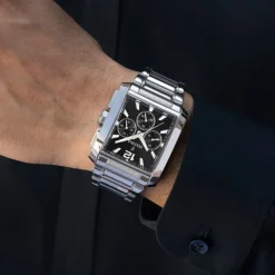 Festina Herrenuhr Edelstahl silber Timeless Chronograph Armbanduhr UF20635/4