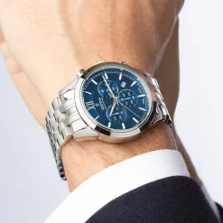 Festina Herrenuhr Edelstahl silber Festina Swiss made Armbanduhr UF20040/2